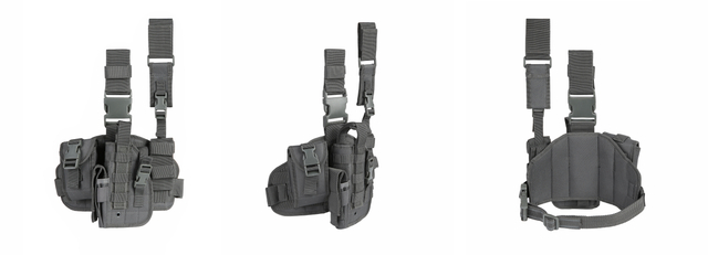 Leg Holster with Magazine Pouch