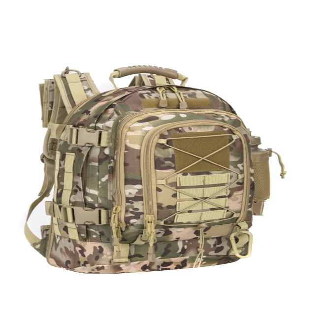 Men Large Capacity Military Tactical Hiking Expandable Backpack