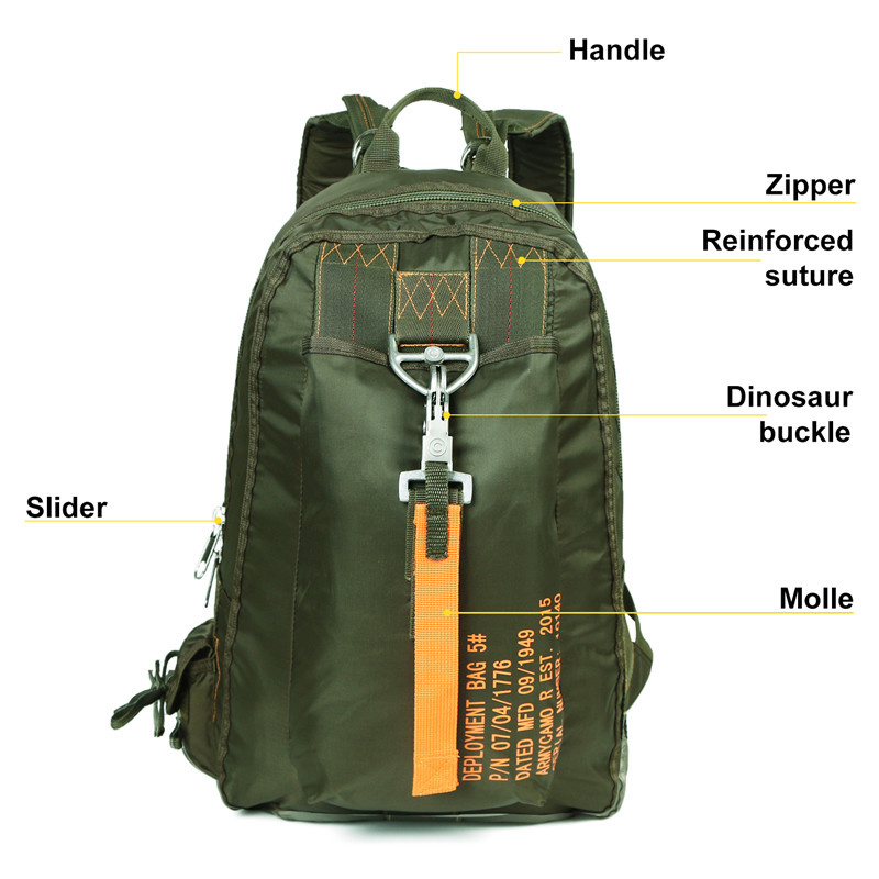 Nylon Tactical Backpack Deployment Bag