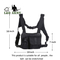 Universal Hands Free Chest Pocket Harness Bag Holster Holder Vest Rig for Two Way Radio