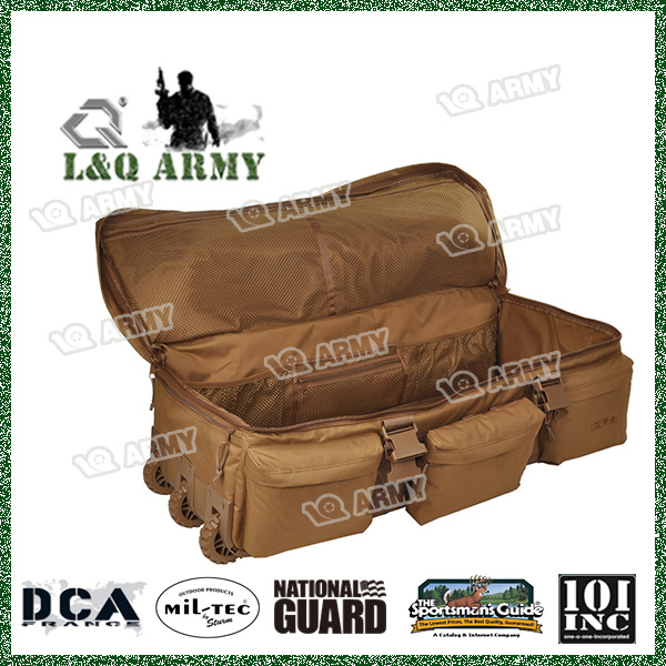 Military Tactical Rolling Luggage X-Large Bag for Wholesale