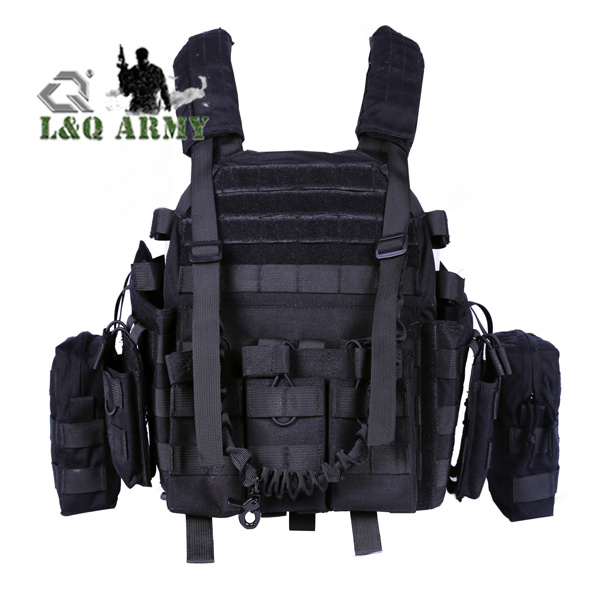 Tactical Quick Release Plate Carrier Vest with Pouches