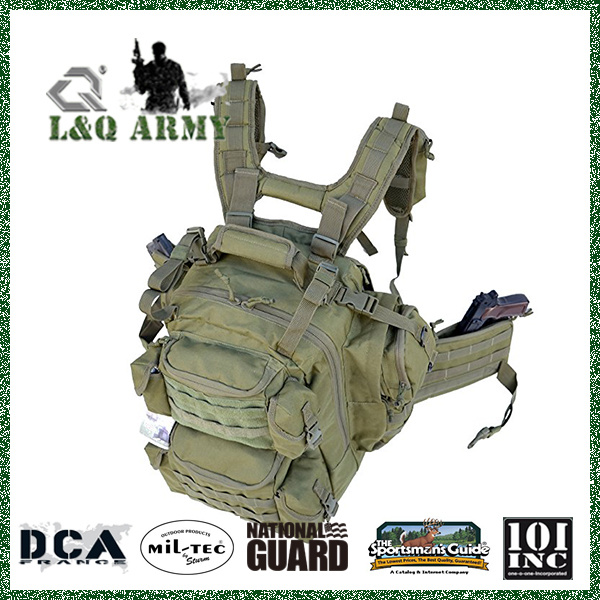 Tactical Gun Concealment Backpack with Molle Webbing Hydration Ready