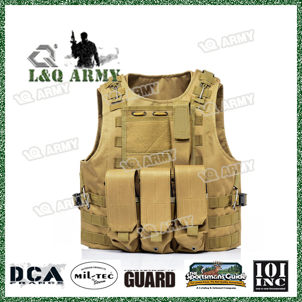 Tactical Molle Airsoft Vest Paintball Combat Soft Vest for Sale