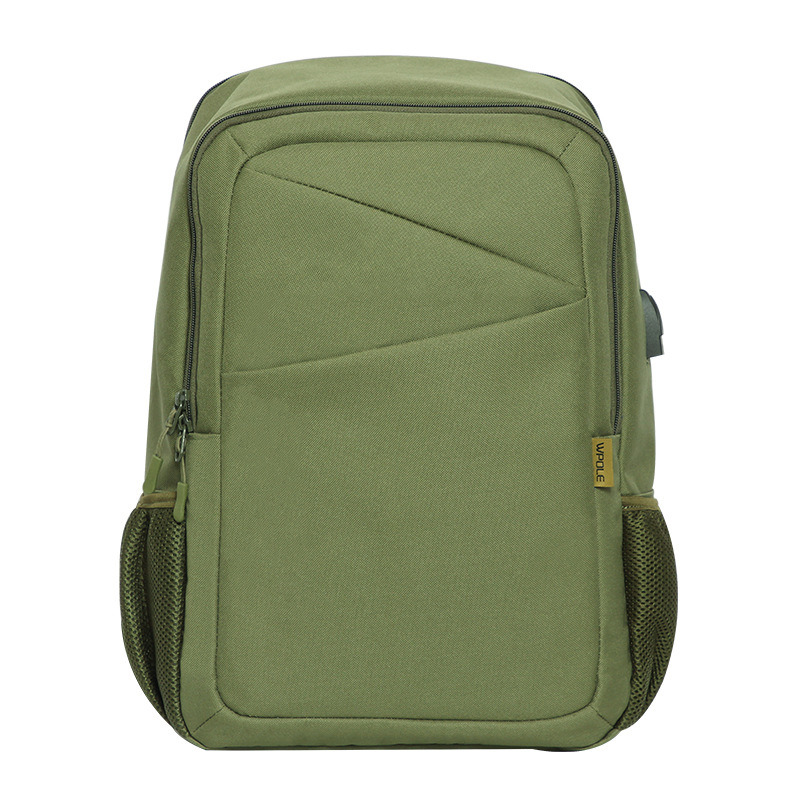 Green Simple Medium Capacity with USB Tactical Backpack