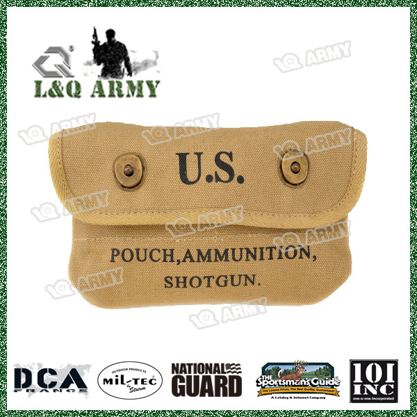 Us Ww2 Canvas Shotgun Shell Ammunition Pouch