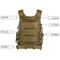 Military Bulletproof Tactical Vest and Helmet Tactical Vest with Batches