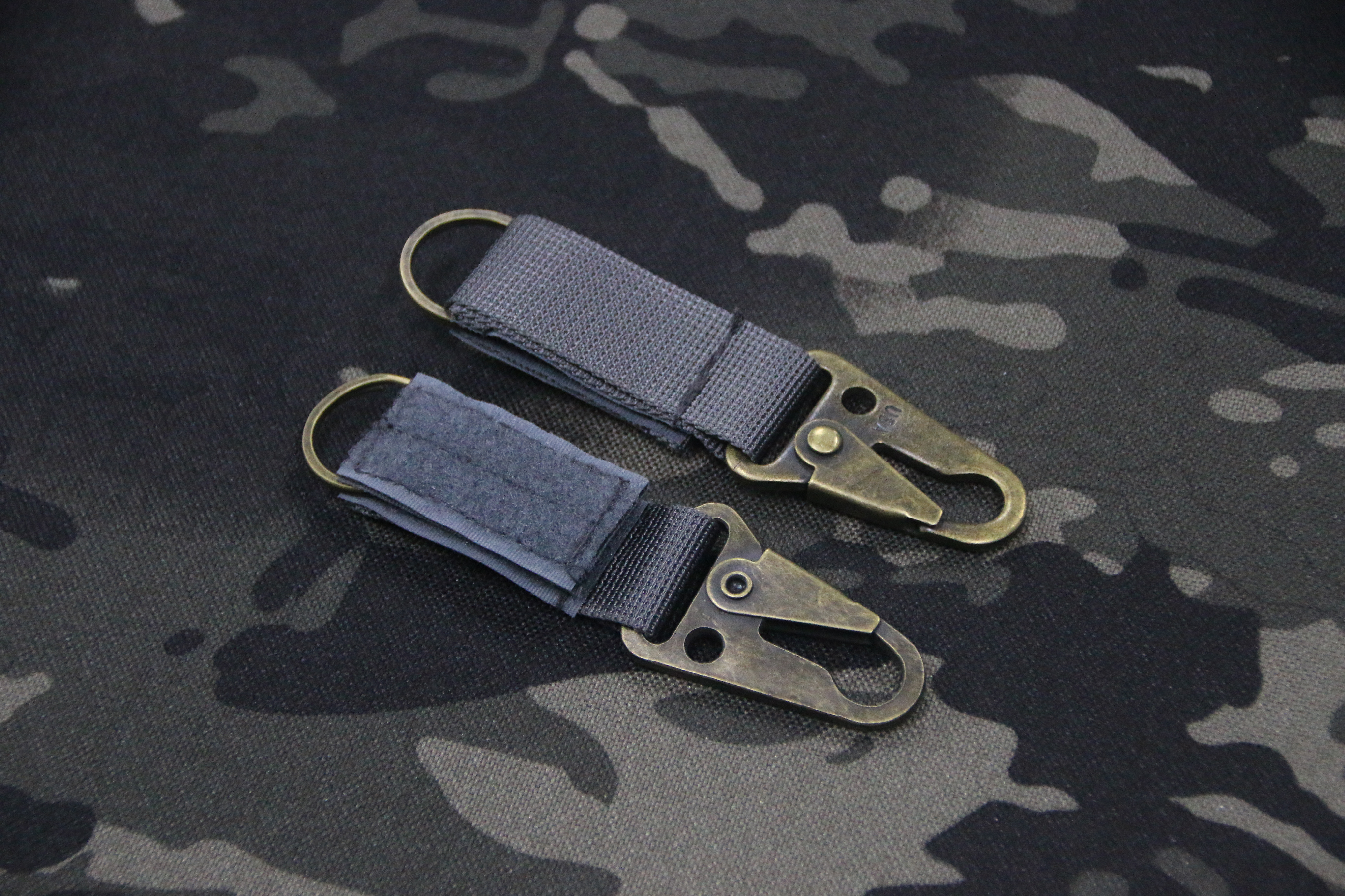 Tactical Military Ring Keychain Buckle Clip Holder Tactical Ring