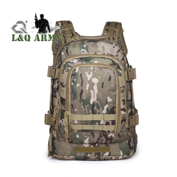 Tactical 3-Day Expandable Backpack with Waist Pack Hiking Camping