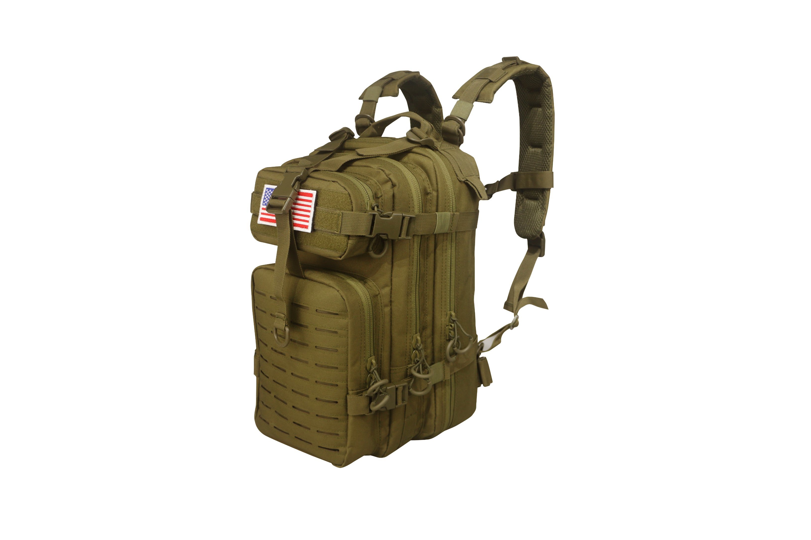 Tactical Bag Small Backpack Laser Cut Bag Od Green