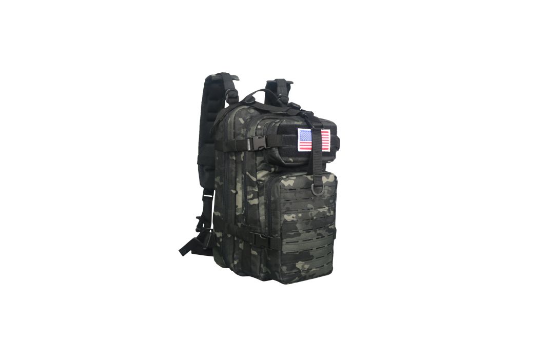 Tactical Bag Small Backpack Laser Cut Bag Black Multicam