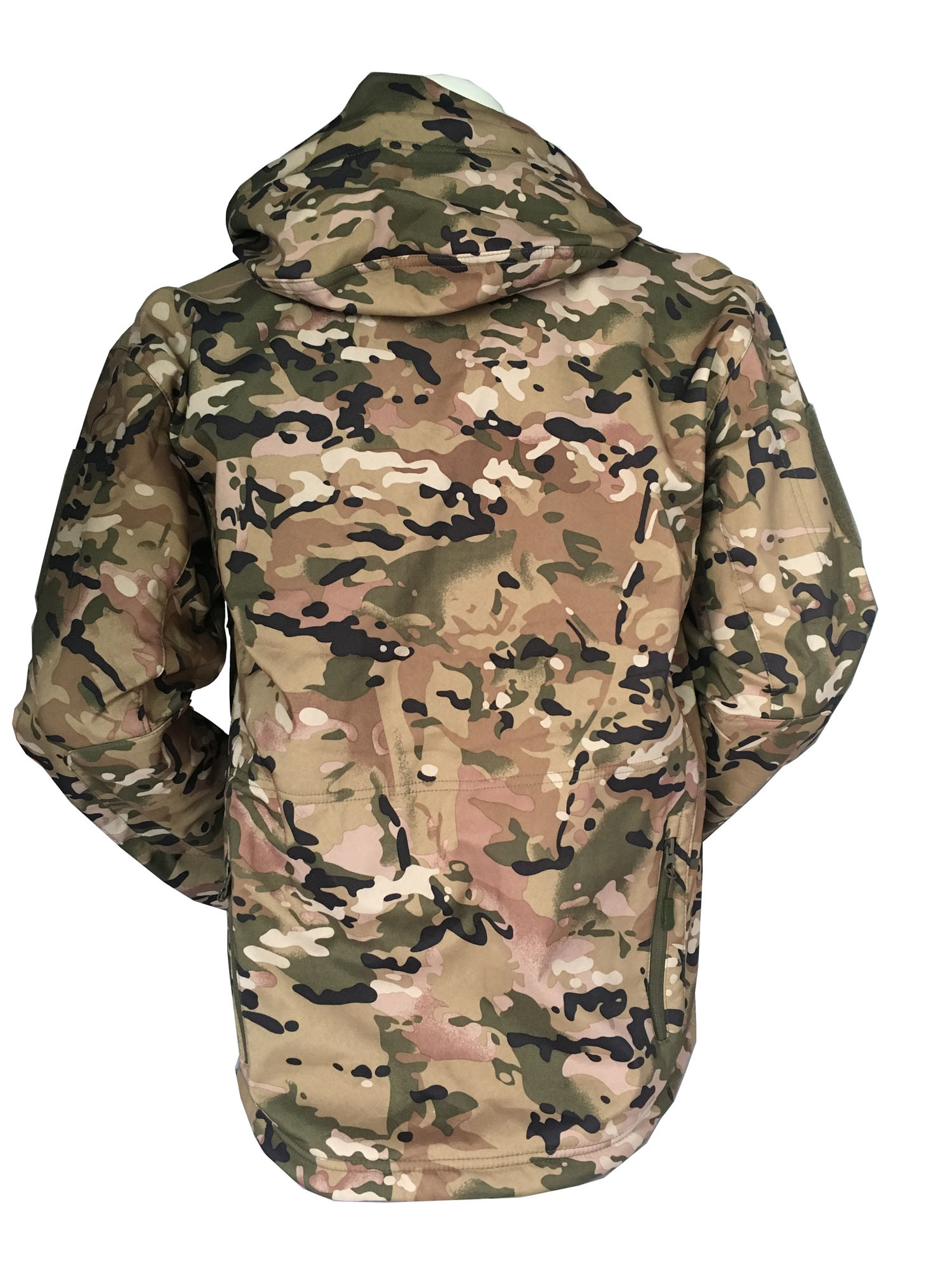 Men′ S Tactical Soft Shell Jacket with Multicam