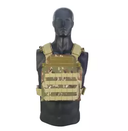 SENTRY PLATE CARRIER INCLUDES FRONT And REAR FORMED SHOOTERS CUT AR500 COATED ARMOR PLATES