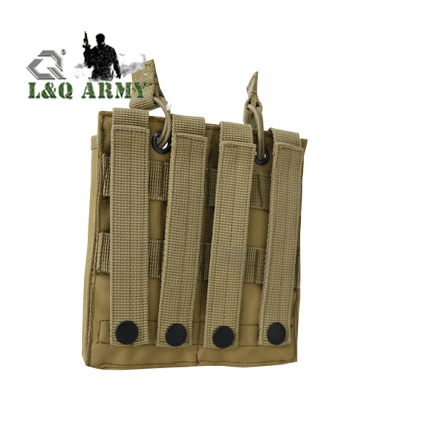 Military Double M4/M16 Open Top Mag Pouch