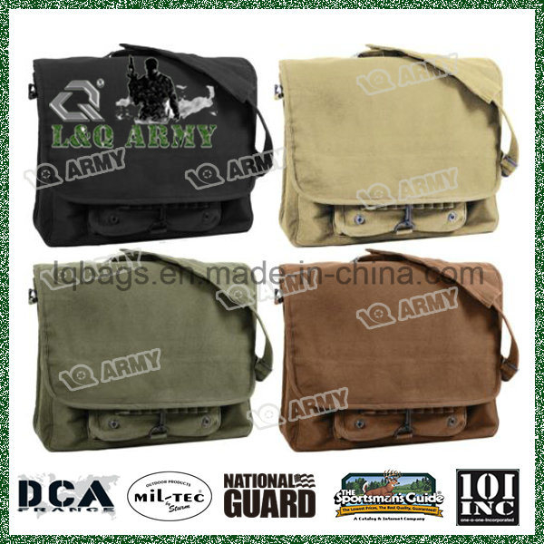 Stonewashed Vintage Style Military Paratrooper Messenger Shoulder Bag
