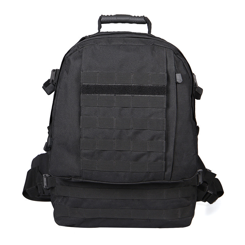 Black Unisex Backpack, Multifunctional