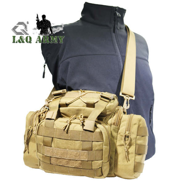 Tactical Shoulder 3 Way Waist Bag Travel Hiking