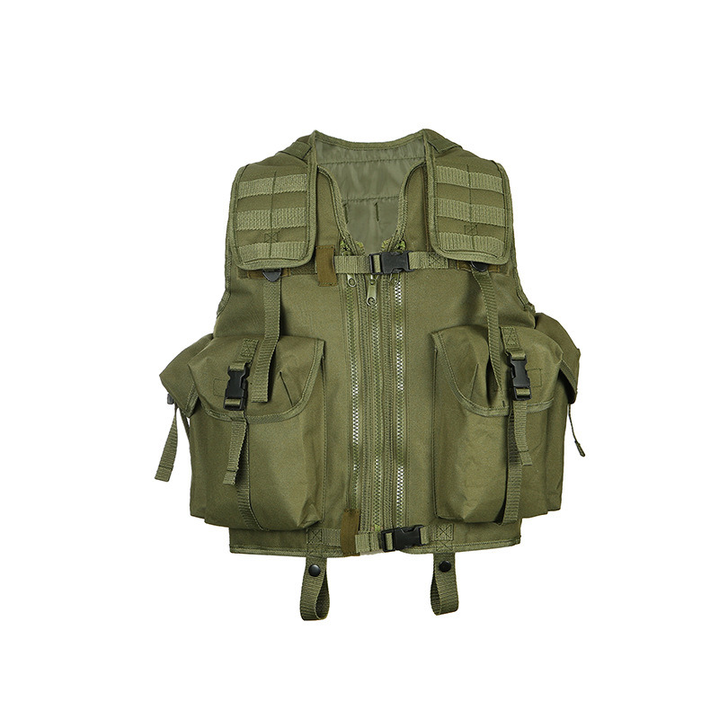 High Military Bulletproof Safety Vest Green Polyester Military Tactical Vest