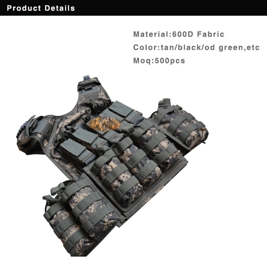 Camouflage Military Tactical Vest Tactical Gear Vest Military Military Vest for Sale