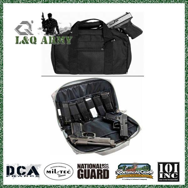 Tactical Hand Gun Handgun Revolver Case Bag Holds