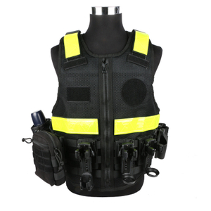 Reflective Tactical Vest Outdoor Combat Vest Tactical Security Vest Military Plate Carrier