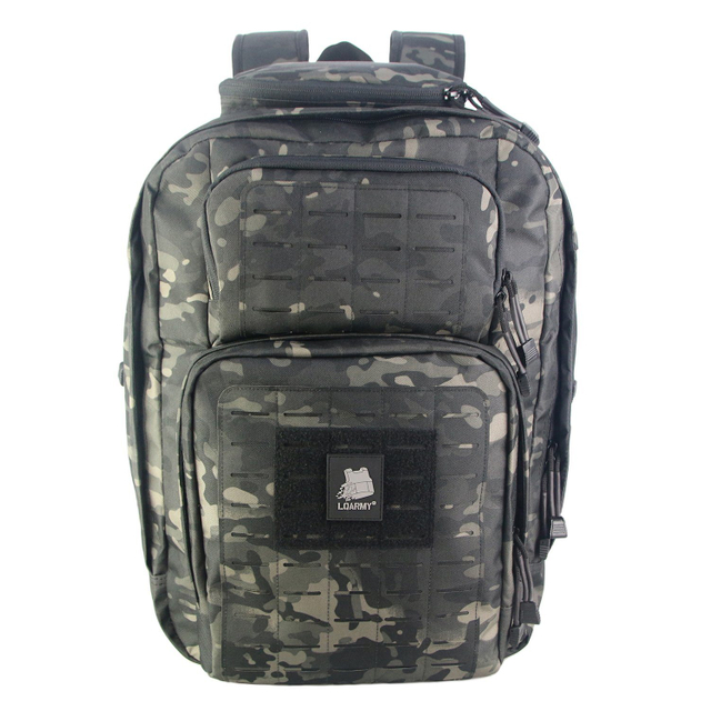 Fashionable Black Multicam Camouflage Outdoor Tactical Backpack for Hiking & Hunting