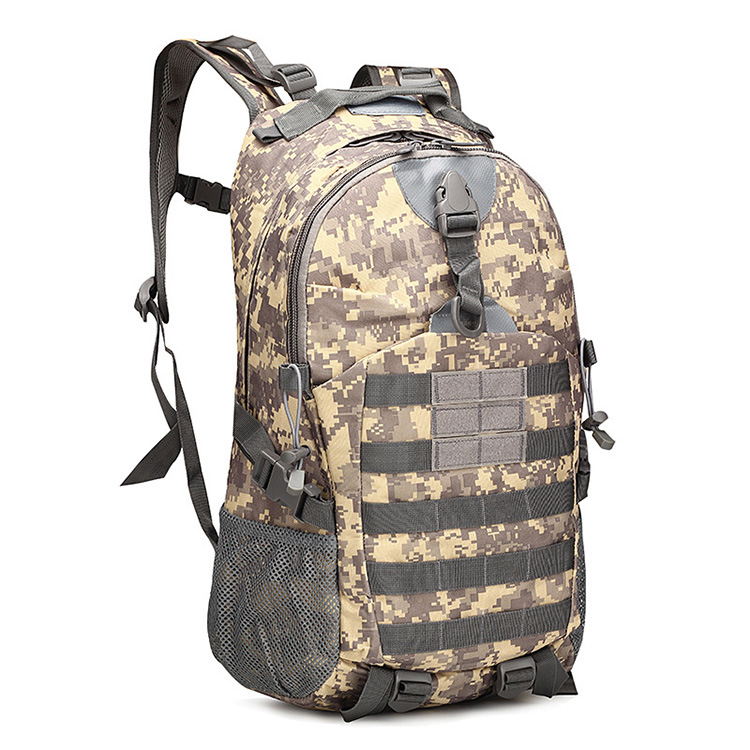 40L Camouflage Oxford Climbing Camping Travel Molle Rucksack Back Pack Military Bag 3D Tactical Backpack