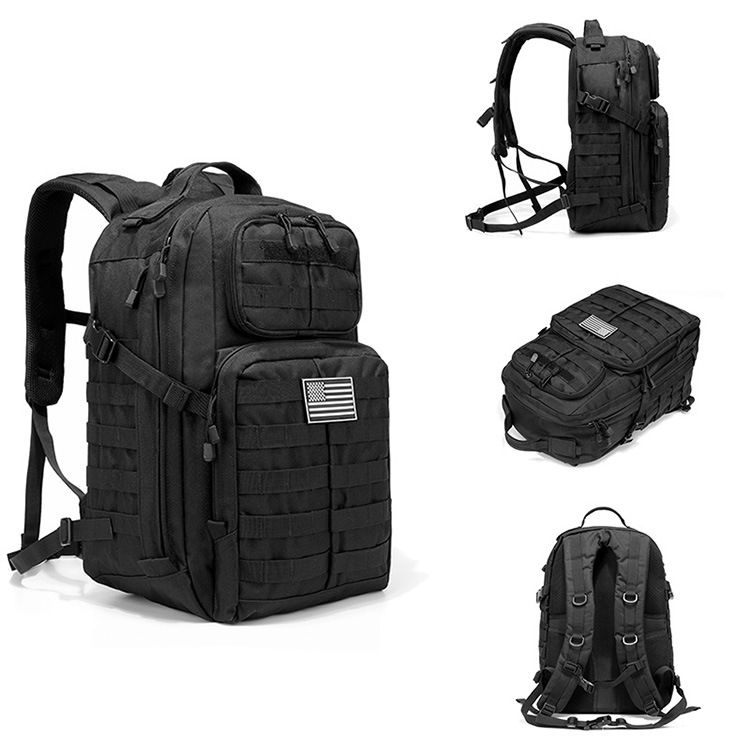 45 Liter Outdoor Canvas Military Backpack Bag Tactical