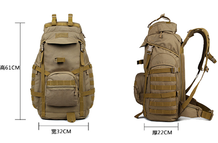 Tactical Assault Backpack Laser Cut Molle Pack Large Capacity