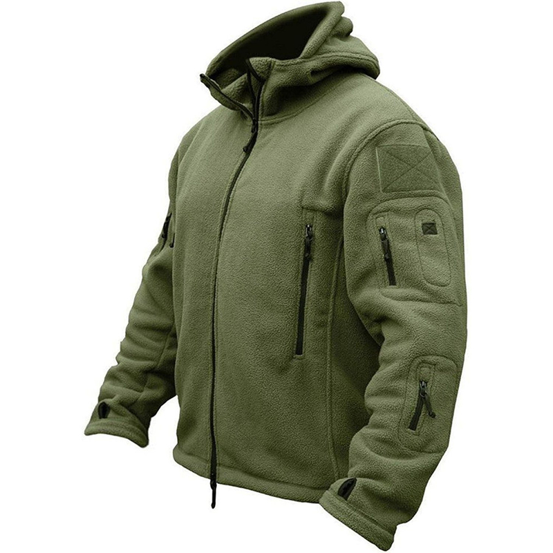 Men′ S Tactical Fleece Jacket with Full Zipper