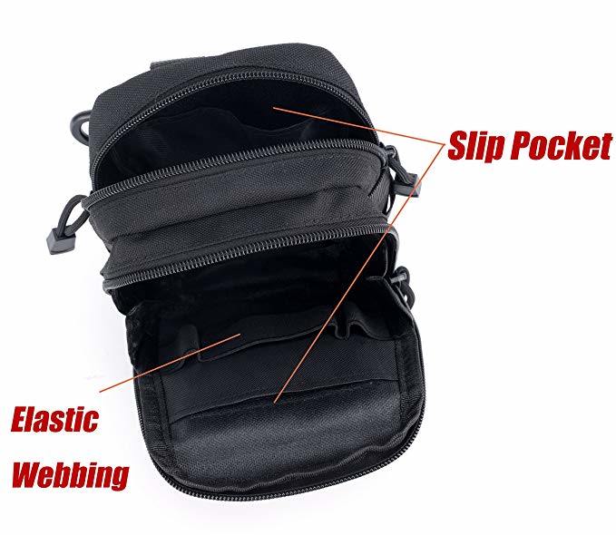 Tactical Nylon Molle Utility Ifak Pouch Mobile Waist Bag Holster for Phone