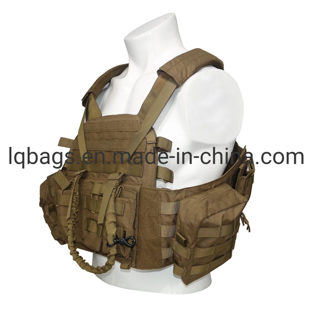 Tactical Vest Molle Vest Plate Carrier with Mag Pouch Accessories