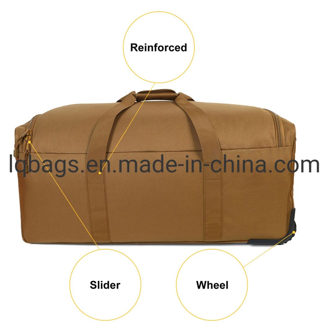 Military Tactical Duffle Bag Trolley Duffel Molle Bag