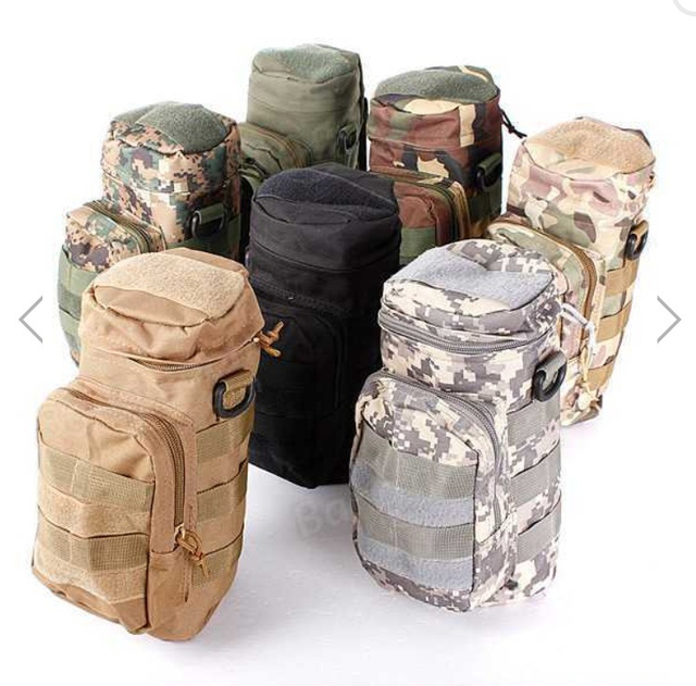 Tactical Outdoor Traveling Utility Water Bottle Bag Pouch Climbing