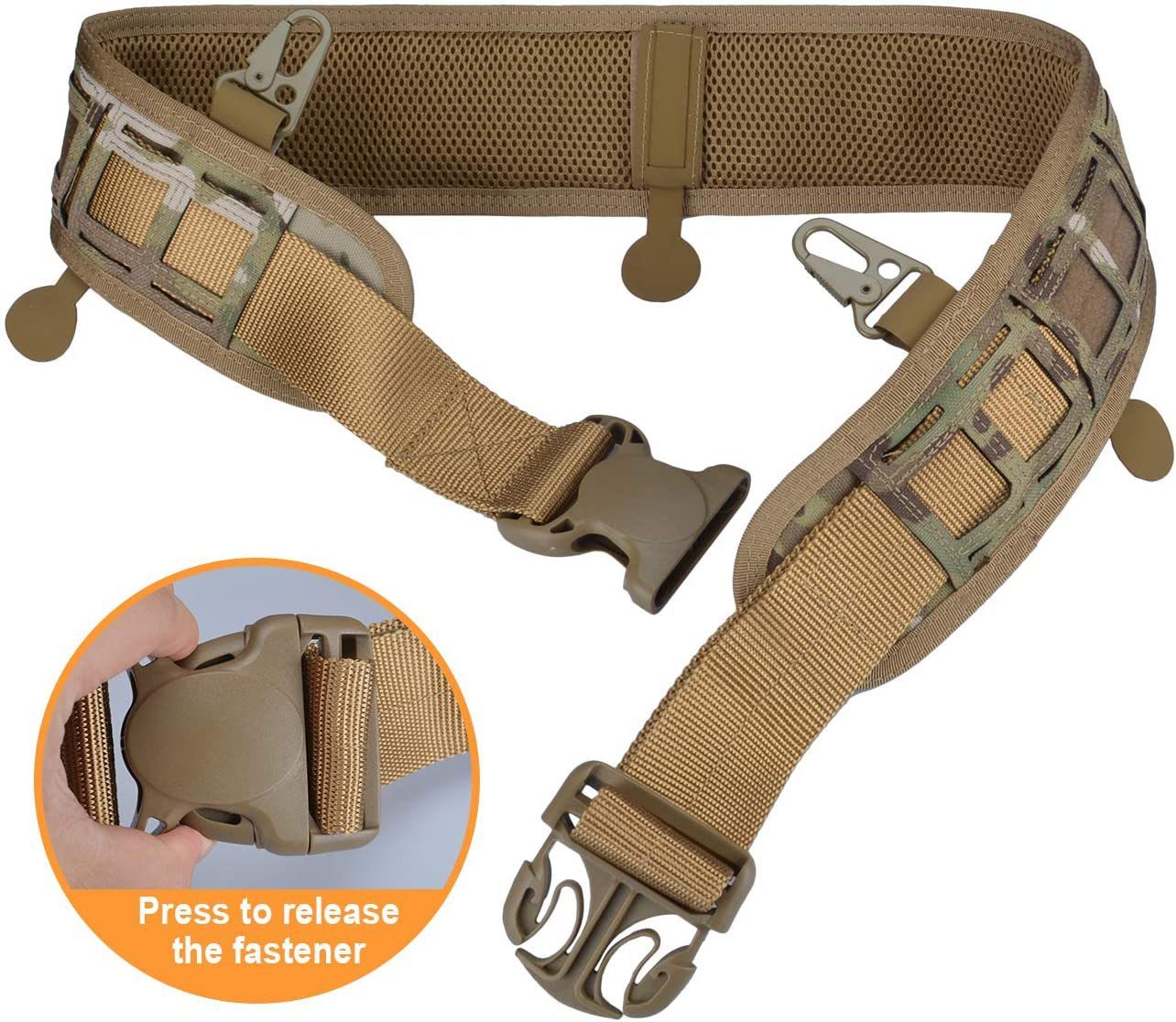 War Belt Military Tactical Tactical Belt Molle