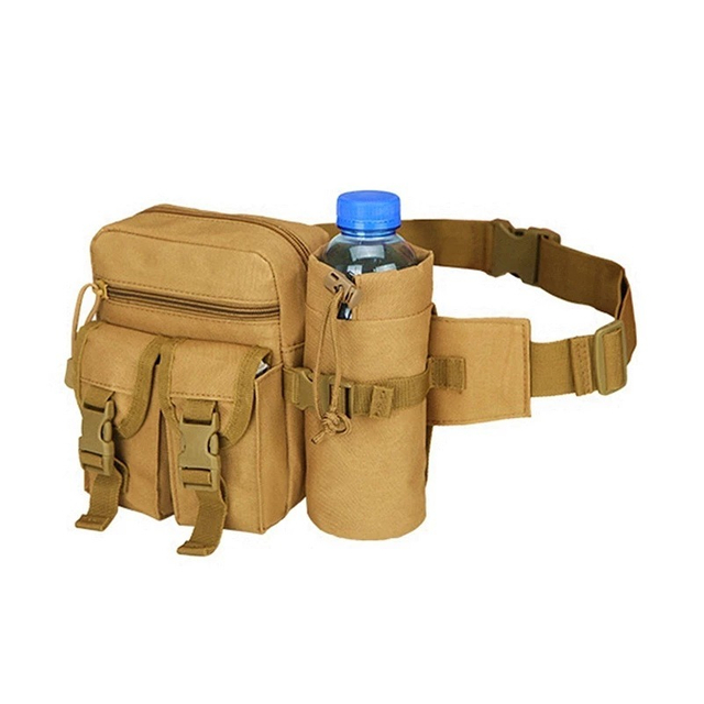 Tactical Waist Bag Travel Mountaineering Fishing Water Bottle Mobile Phone Bag