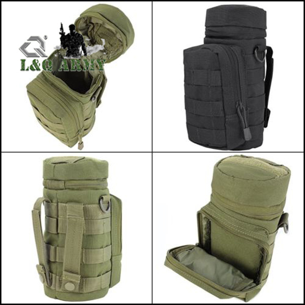 Tactical H2O Pouch Molle Water Bottle Carrier Utility Pocket