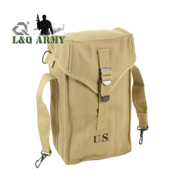 Ww2 U. S. Army M1 Pouch Bag Khaki Canvas