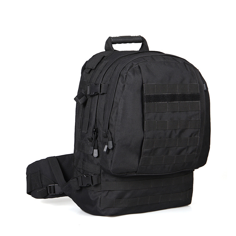 Black Unisex Backpack, Multifunctional