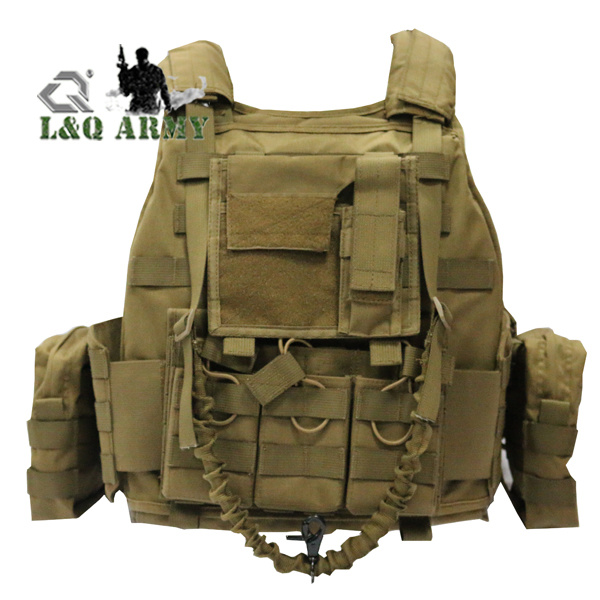 Tactical Molle Military Police Plate Carrier Combat Armor Vest