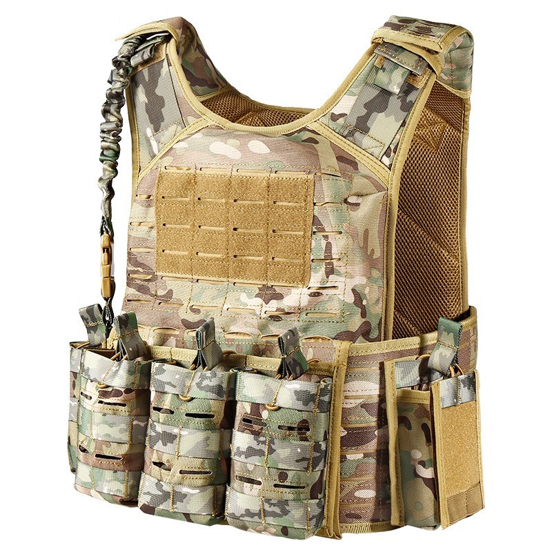 Bulletproof Vest Level 4 Tactical Tactical Vest with Knife Pouch Nylon Military Tactical Vest