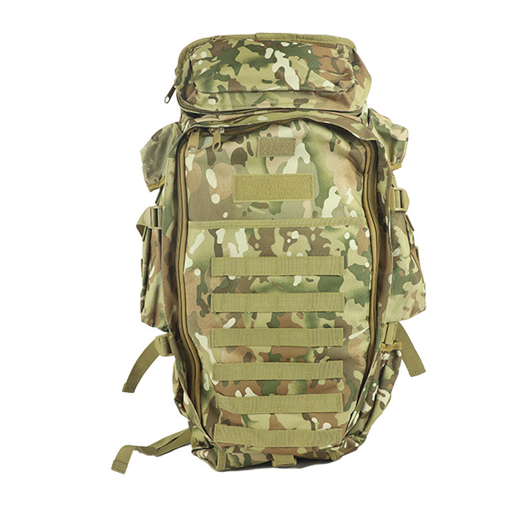 Camouflage Tactical Backpack Backcountry Hiking Adventure