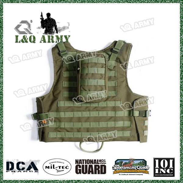 Military Combat Load Bearing Vest Double Sewing Line with Adjustable Waist Tactical Vest