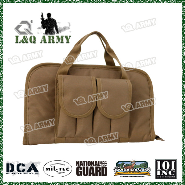 Tactical Coyote Durable Pistol Gun Bag