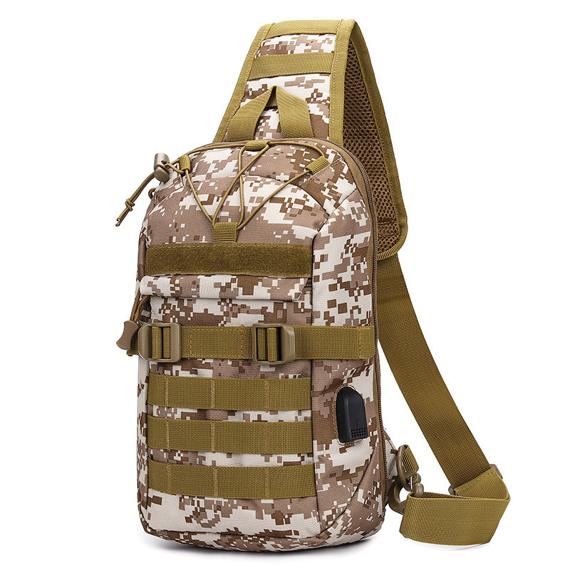 Chest Pack Camo Tactical Backpack Sports Travel Lure Bag