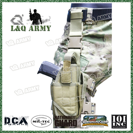 Tactical Drop Leg Camouflage Pistol Holster