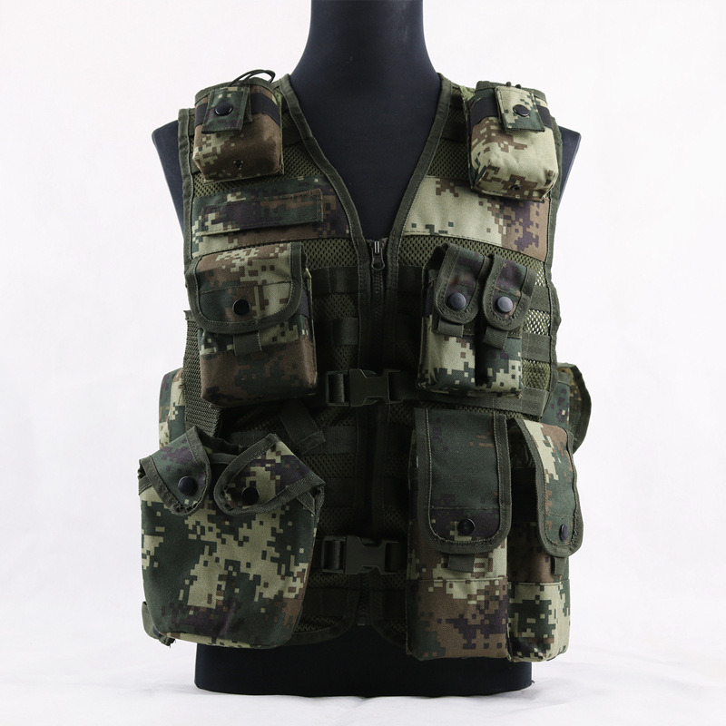 Waistcoat Tactical Military Vest Bullet Proof Vest Multi-Pockets Vest Cotton Tactical Vest