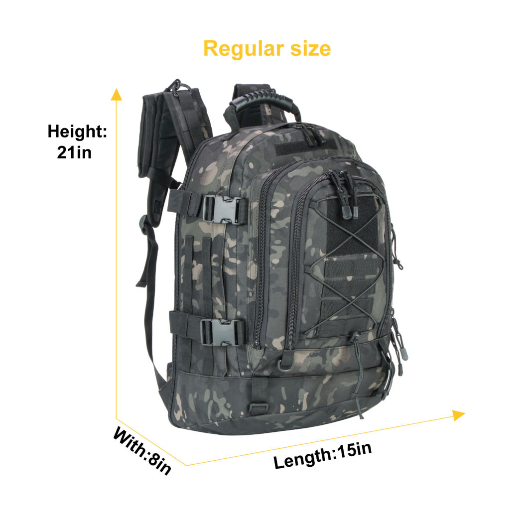 Waterproof Molle Pouch Water Bag Military Expandable Large Capacity Backpack for Traveling Camping