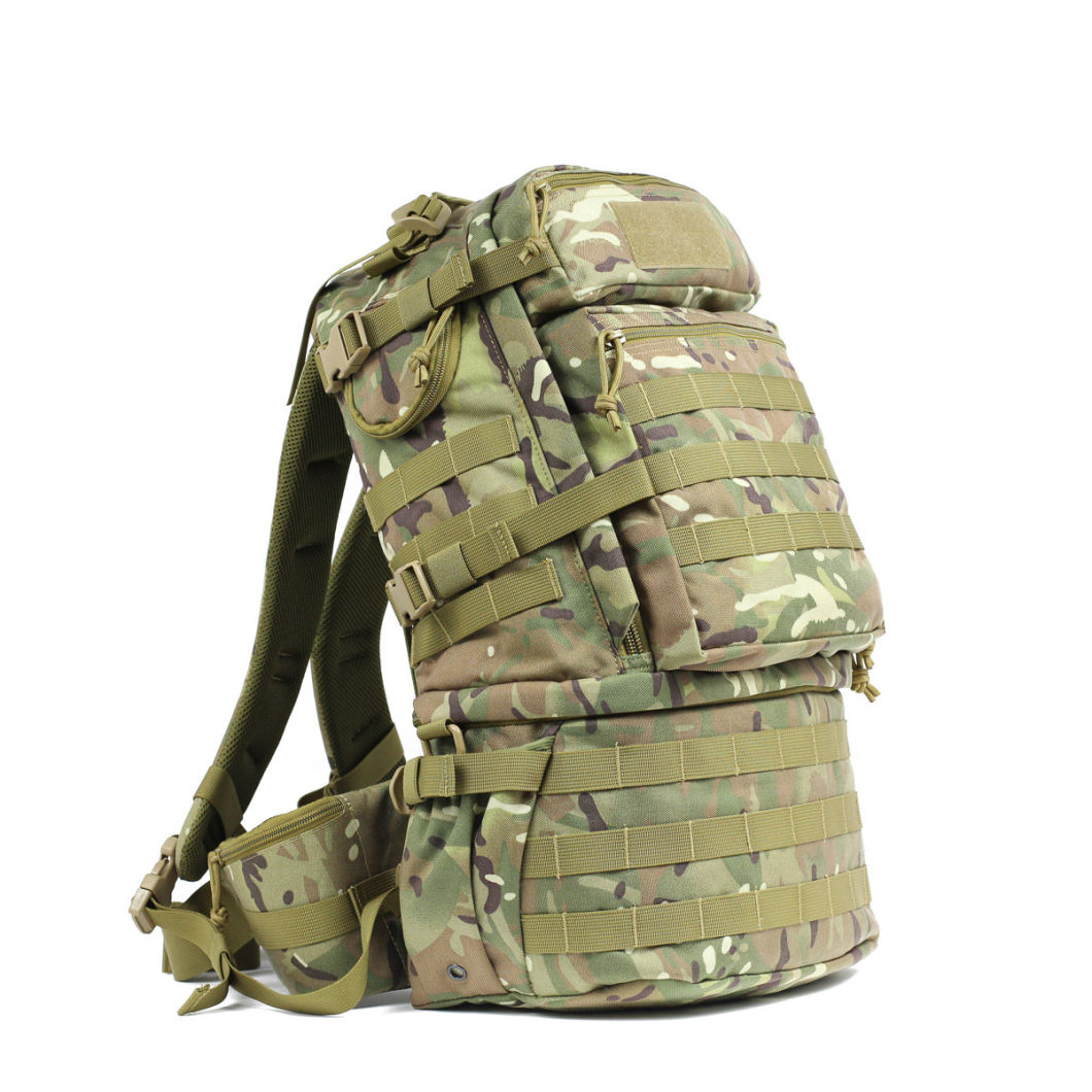 Hiking Outdoor Military Rucksacks 45L Custom Tactical Backpack