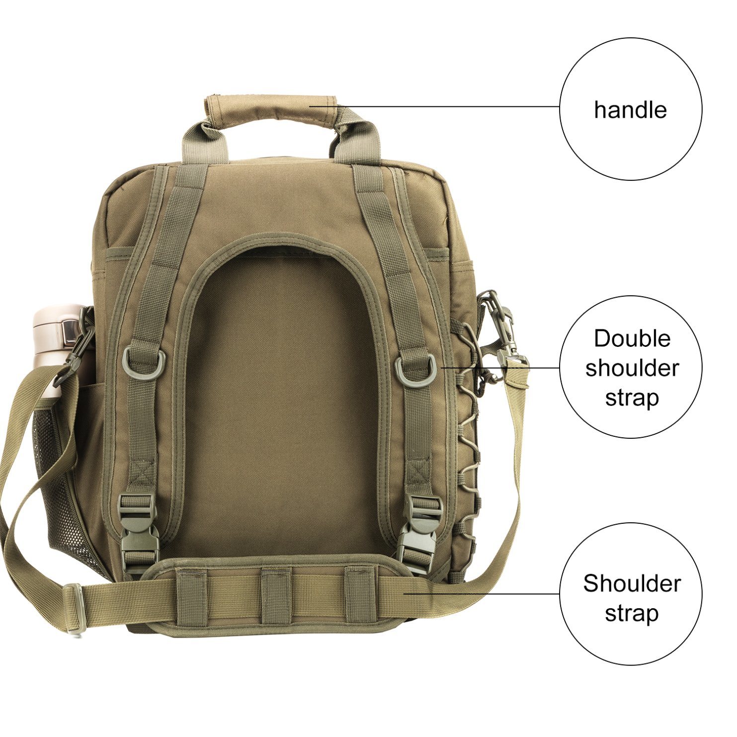 Factory Multi-Function Military Laptop Backpack High Quality Waterproof Bag